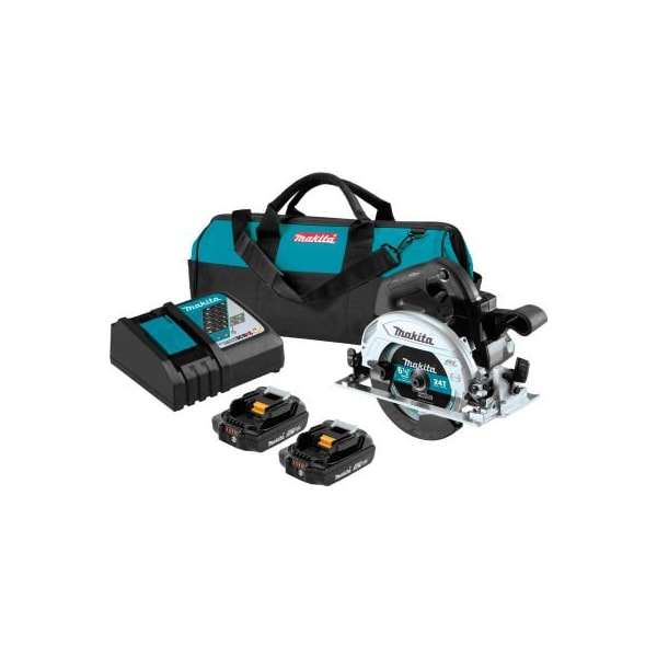 Makita LXT Cordless 6-1/2 Circular Saw Kit, Lithium-Ion, Brushless, 2.0Ah, 18V, 5000RPM XSH04RB - main